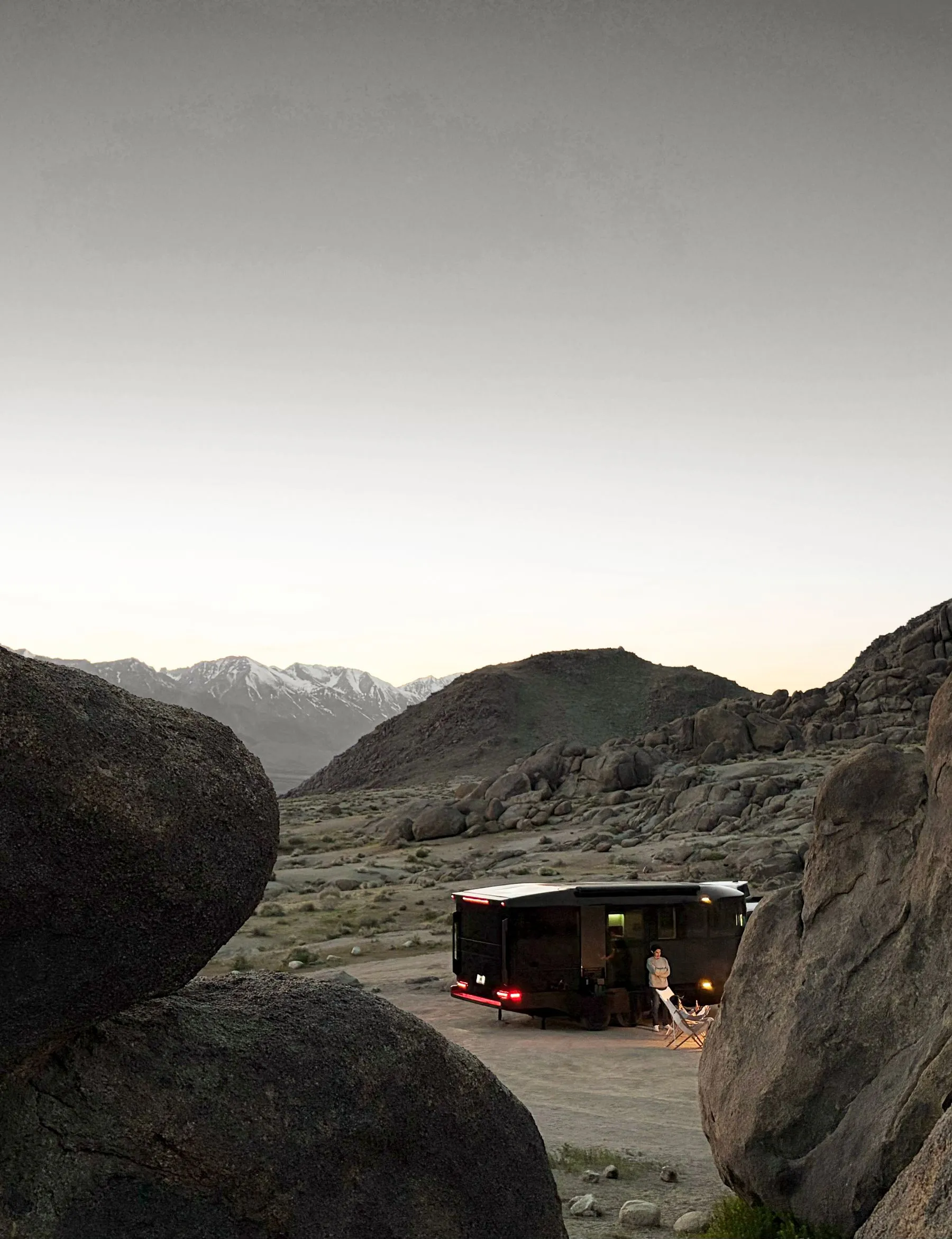 Aboard unit set up off-grid
